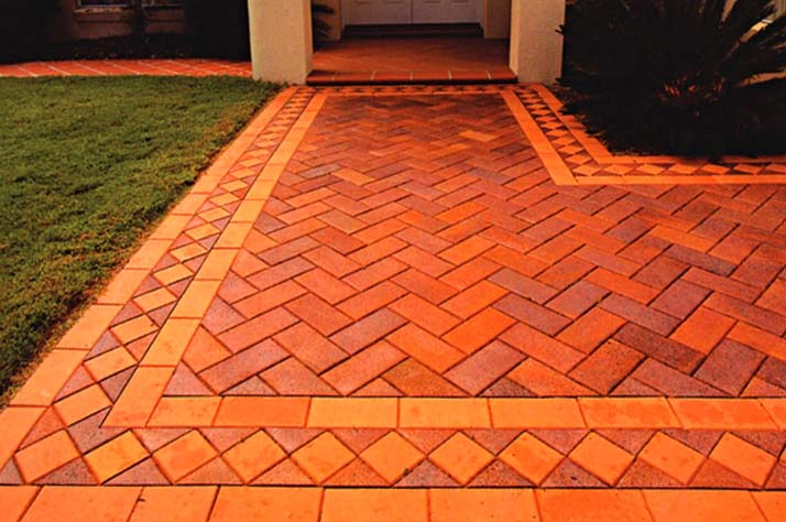Custom Tile walkway